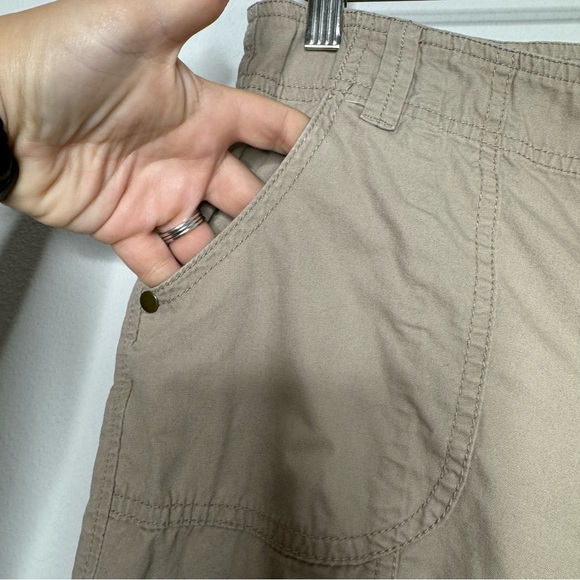 Fashion Bug Vintage Capri Khaki Tan Pants Women’s Size 8 - Picture 6 of 9